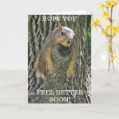 Hoop dat je je snel beter voelt, krijg betere eekh kaart (Gele Bloem)