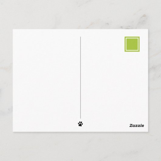 "Hoop dat je je snel beter voelt" Schattige Cat Briefkaart (Achterkant)