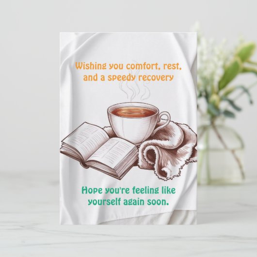 Hoop dat je je weer als jezelf voelt kaart (Staand voorkant)