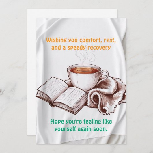 Hoop dat je je weer als jezelf voelt kaart (Voorkant / Achterkant)