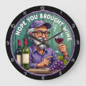 Hoop dat je oude wijn Man hebt meegenomen Grote Klok (Voorkant)