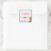 Hoop dat je rooster knallen is vierkante sticker (Tas)