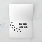 HOOP DAT JE "VEEL LEKKERS" KRIJGT **VERJAARDAG** KAART (Binnen)