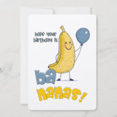 Hoop dat je verjaardag een banaan is! | Een Peel-g Kaart (Voorkant)