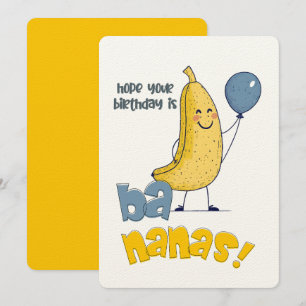 Hoop dat je verjaardag een banaan is!   Een Peel-g Kaart