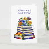 Hoop dat je verjaardag een roman is | Binnenste kl Kaart (Voorkant)