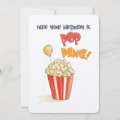 Hoop dat je verjaardag gaat knallen! | Een Popcorn Kaart (Voorkant)