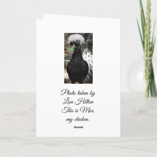 Hoop dat je verjaardag is Egg-Cellent, Grappig Kaart (Achterkant)