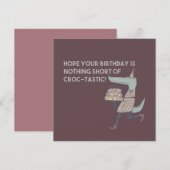 Hoop dat je verjaardag niets minder is dan Croc-ta (Voorkant / Achterkant)