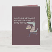 Hoop dat je verjaardag niets minder is dan Croc-ta Kaart (Voorkant)