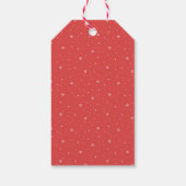 Hoop dat je winterstop sneeuw is veel leuke studen cadeaulabel (Achterkant)