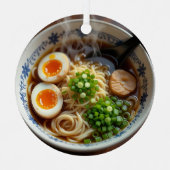 Hoop dat jullie kerst soep is! Ramen Pun Metalen Ornament (Voorkant)