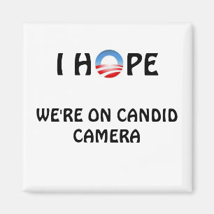 Hoop dat we op Candid Camera zijn Magneet