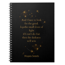Hoop de kleine lichtstraal Spiraal Notebook
