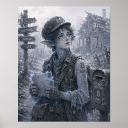 Hoop / De Postbode / Het Verlaten Dorp Poster (Voorkant)