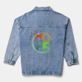 hoop denim jacket (Achterkant)