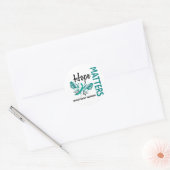 Hoop doet ertoe baarmoederhalskanker ronde sticker (Envelop)