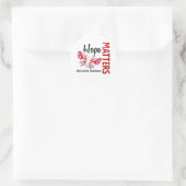 Hoop doet ertoe Botkanker van de vlinder Ronde Sticker (Tas)
