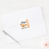 Hoop doet ertoe vlinderleukemie ronde sticker (Envelop)