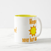 Hoop doet niemand Mok pijn (Voorkant rechts)