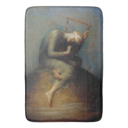 Hoop (door George Frederick Watts) Badmat (Voorkant Verticaal)