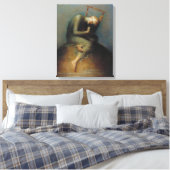 Hoop (door George Frederick Watts) Canvas Afdruk (Insitu (Slaapkamer))
