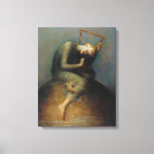 Hoop (door George Frederick Watts) Canvas Afdruk (Voorkant)