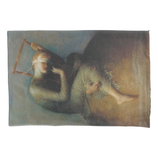 Hoop (door George Frederick Watts) Kussensloop (Voorkant-Links)