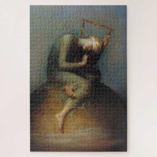 Hoop (door George Frederick Watts) Legpuzzel (Verticaal)