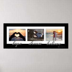 Hoop, Dream, geloof nieuw Poster