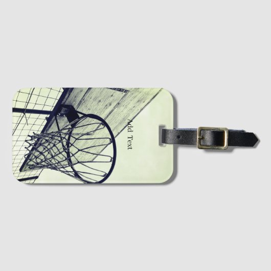 Hoop Dreams Basketbal  Bagagelabel (Voorkant (horizontaal))