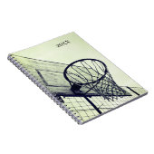 Hoop Dreams Basketball Notitieboek (Rechterzijde)