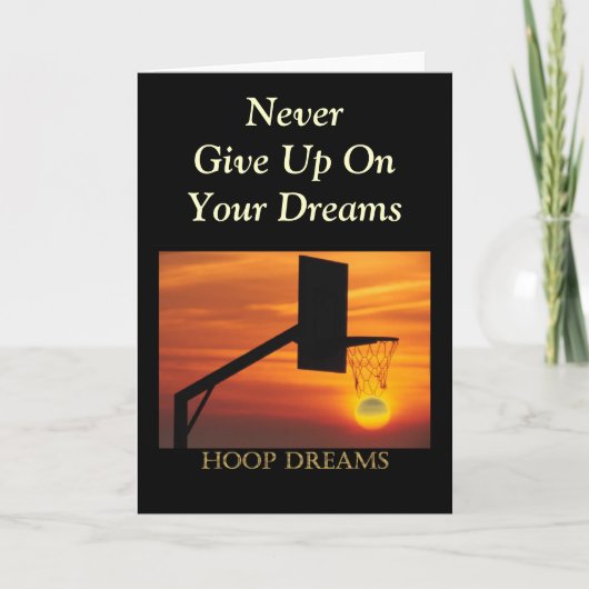 HOOP DREAMS KAART (Voorkant)