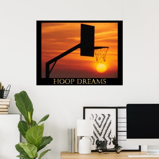 HOOP DREAMS POSTER (Thuiskantoor)