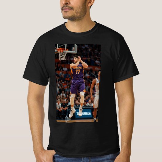 Hoop Dreams: Stijlvol basketbal sport T-shirt (Voorkant)