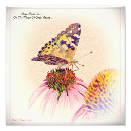 Hoop drijft in... Inspirerend kunstdruk Foto Afdruk