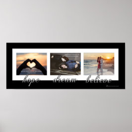 Hoop, Droom, Geloof Nieuwgetrouwd Poster