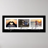 Hoop, Droom, Geloof Pas Getrouwd Poster
