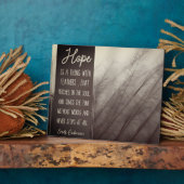 HOOP EEN ding met veren Fotoplaat (Zijkant)