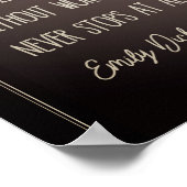 HOOP EEN ding met veren Poster (Hoek)