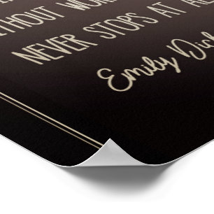 HOOP EEN ding met veren Poster