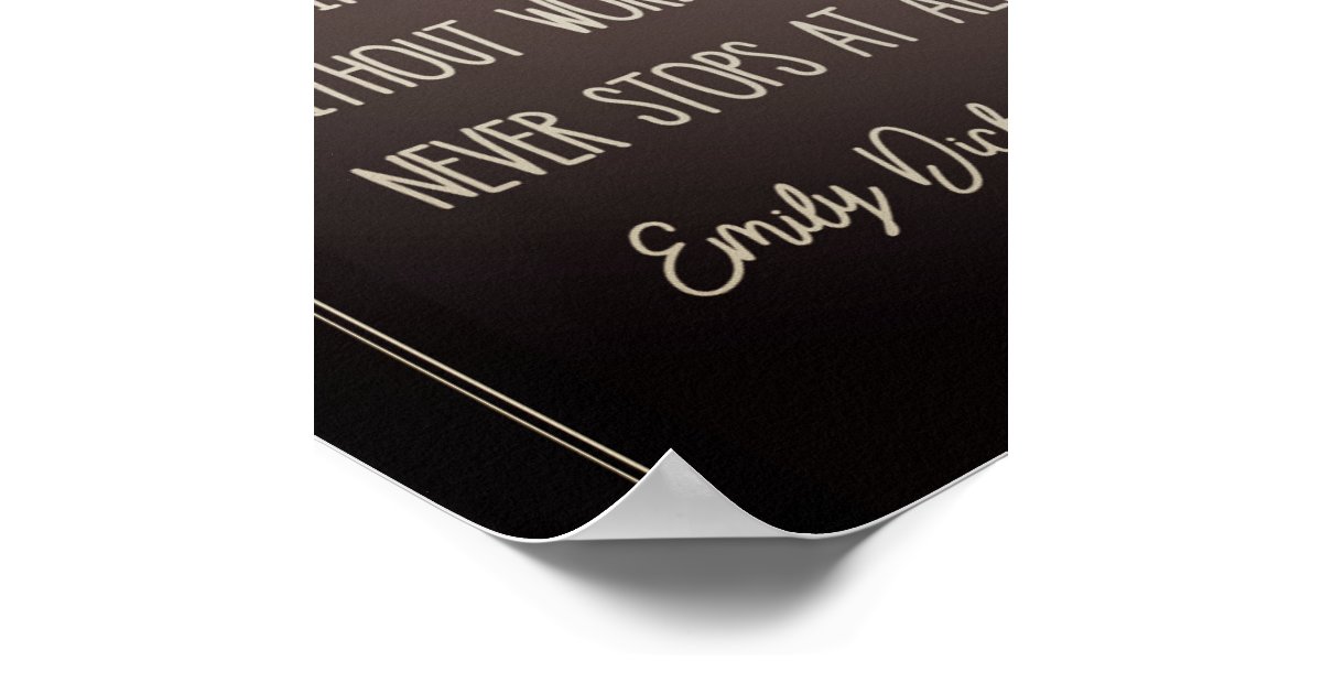 HOOP EEN ding met veren Poster | Zazzle.nl