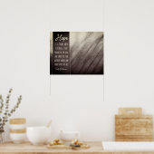 HOOP EEN ding met veren Poster (Keuken)