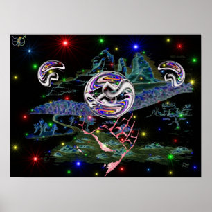 Hoop een helpende hand poster