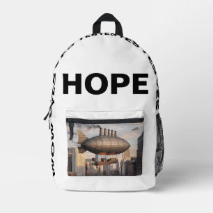 Hoop: Een Reis Door Tijd ⏳🎒 Bedrukte Rugzak