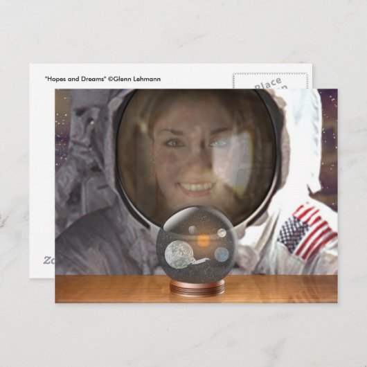  hoop en dromen briefkaart (Voorkant / Achterkant)