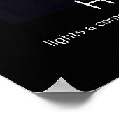 Hoop en geloof, demotiverend poster (Hoek)