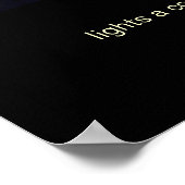 Hoop en geloof, demotiverend poster (Hoek)