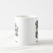 Hoop en geloof Inspirerend offerte aangepaste teks Koffiemok (Center)