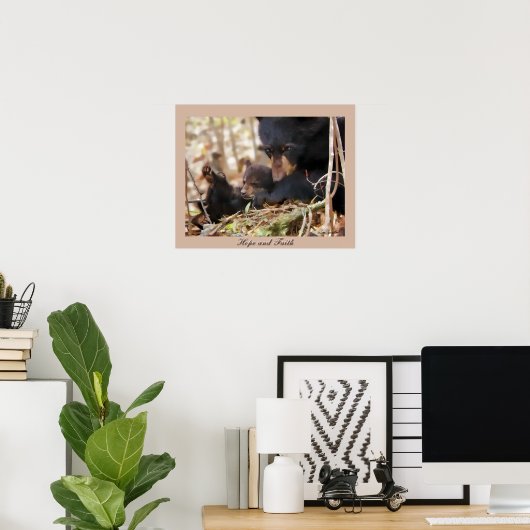 Hoop en geloof poster (Thuiskantoor)